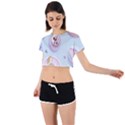 Img 5852 Tie Back Short Sleeve Crop T-Shirt View1