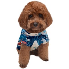 Wave Pattern Dog T-shirt