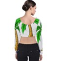 Beach Coconut Tree T- Shirt Beach Coconut Tree T- Shirt Yoga Reflexion Pose T- Shirtyoga Reflexion Pose T- Shirt Velvet Long Sleeve Crop Top View2