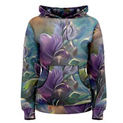Abstract Blossoms  Women s Pullover Hoodie by Internationalstore