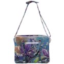 Abstract Blossoms  Cross Body Office Bag View3