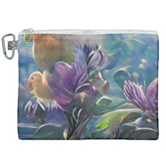 Abstract Blossoms  Canvas Cosmetic Bag (xxl) by Internationalstore