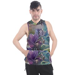 Abstract Blossoms  Men s Sleeveless Hoodie by Internationalstore