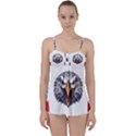 Usa Soccer T- Shirt U S A Patriotic American Flag Soccer Ball Football T- Shirt (1) Babydoll Tankini Top View1