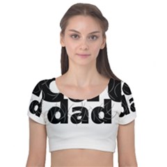 Cat Dad Gray Hair T- Shirt Cat Dad Gray Hair T- Shirt Yoga Reflexion Pose T- Shirtyoga Reflexion Pose T- Shirt Velvet Short Sleeve Crop Top 