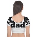 Cat Dad Gray Hair T- Shirt Cat Dad Gray Hair T- Shirt Yoga Reflexion Pose T- Shirtyoga Reflexion Pose T- Shirt Velvet Short Sleeve Crop Top  View2