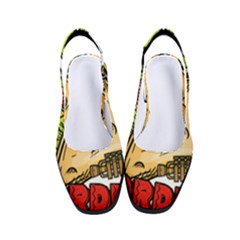 Waitress T- Shirt Awesome Unicorn Waitresses Are Magical For A Waiting Staff T- Shirt Women s Classic Slingback Heels