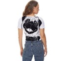 Black Hole T- Shirt Planet Eater Colour T- Shirt Twist Front Crop Top View4