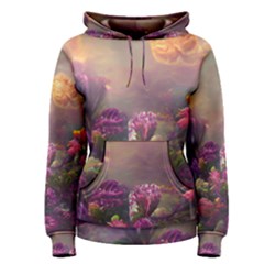 Floral Blossoms  Women s Pullover Hoodie by Internationalstore