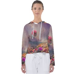 Floral Blossoms  Women s Slouchy Sweat by Internationalstore