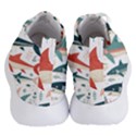 Fish Shark Animal Pattern Women s Lightweight High Top Sneakers View4