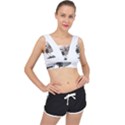 Whistle T- Shirtfinch T- Shirt V-Back Sports Bra View1