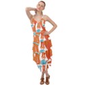 Easter Dinosaur T- Shirt Happy East Rawr T- Rex Dinosaur Easter Bunny T- Shirt Layered Bottom Dress View1