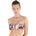 Bread Baking T- Shirt Funny Bread Baking Baker Bake The World A Butter Place T- Shirt Twist Bandeau Bikini Top View1