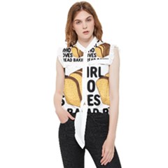 Bread Baking T- Shirt Funny Bread Baking Baker Crust A Girl Who Loves Bread Baking T- Shirt Frill Detail Shirt