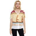 Bread Baking T- Shirt Funny Bread Baking Baker My Yeast Expecting A Bread T- Shirt Bow Sleeve Button Up Top View1