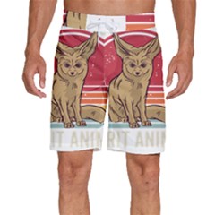 Fennec Fox T- Shirt Fennec Fox Is My Spirit Animal T- Shirt Men s Beach Shorts