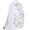 Abstract Dots And Line Pattern T- Shirt Abstract Dots And Line Pattern 4 Double Compartment Backpack View2