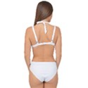 Abstract Pattern T- Shirt Abstract Pattern 4 Double Strap Halter Bikini Set View2