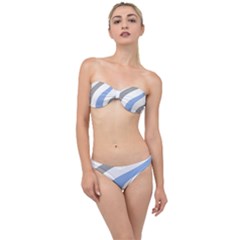 Abstract Pattern T- Shirt Abstract Pattern 4 Classic Bandeau Bikini Set