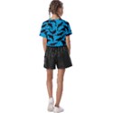Dolphin Silhouette Pattern Kids  Basic T-Shirt View2