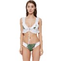 Abstract T- Shirt Therwaro T- Shirt Low Cut Ruffle Edge Bikini Set View1