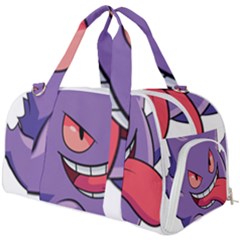 Purple Funny Monster Burner Gym Duffel Bag