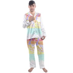 Bird Lover T- Shirtbird T- Shirt (16) Men s Long Sleeve Satin Pajamas Set