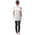 Birds Illustration T- Shirtbird T- Shirt (3) Fold Over Open Sleeve Top View2