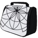 Black And White Pattern T- Shirt Black And White Pattern T- Shirt Full Print Travel Pouch (Big) View1