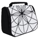 Black And White Pattern T- Shirt Black And White Pattern T- Shirt Full Print Travel Pouch (Big) View2