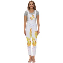 Butterfly Art T- Shirtbutterfly T- Shirt (5) Women s Pinafore Overalls Jumpsuit