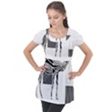 Camel Art T- Shirtcamel T- Shirt (7) Puff Sleeve Tunic Top View1