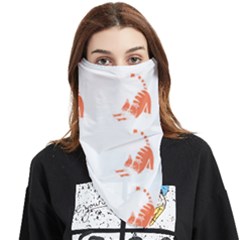 Cat T- Shirt Cute Cat Pattern For Cat Lovers T- Shirt Face Covering Bandana (triangle)