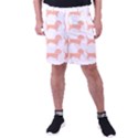 Dachshund Dog Pattern T- Shirt Brown Dachshund Dog Breed Cute Pattern T- Shirt Men s Pocket Shorts View1