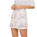 Doberman Pinscher T- Shirt Doberman Pinscher Dog Pattern T- Shirt (1) Mini Front Wrap Skirt View2