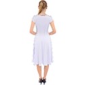 Easter Eggs T- Shirt Easter Eggs Pattern T- Shirt Cap Sleeve Front Wrap Midi Dress View2
