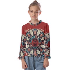 Skull Grateful Dead Phone Gratefuldead Kids  Frill Detail T-shirt