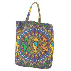 Grateful Dead Pattern Giant Grocery Tote by Sarkoni