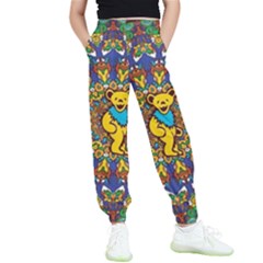 Grateful Dead Pattern Kids  Joggers by Sarkoni