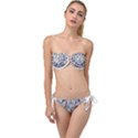 Flower Of Life T- Shirt Flower Of Life Mandala T- Shirt Twist Bandeau Bikini Set View1