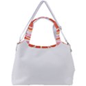 Flower T- Shirt Flower Granny Square T- Shirt Double Compartment Shoulder Bag View2