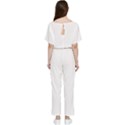 Geometric Abstract Art T- Shirt Mountain River Pattern Batwing Lightweight Chiffon Jumpsuit View2