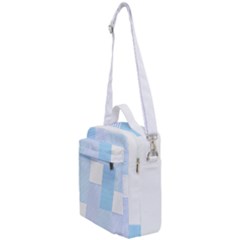 Geometric T- Shirt Blue Composition T- Shirt Crossbody Day Bag
