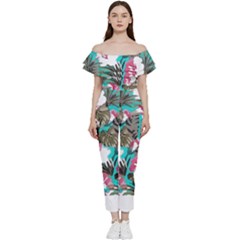 Hawaii T- Shirt Hawaii Enforce Fashion T- Shirt Bardot Ruffle Jumpsuit