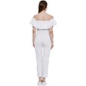 Hawaii T- Shirt Hawaii Enforce Fashion T- Shirt Bardot Ruffle jumpsuit View4