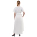 Hawaii T- Shirt Hawaii Lent Flowers Pattern T- Shirt Front Wrap High Low Dress View2
