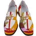 Cat Pet Ginger Art Animal Cartoon Women s Chunky Heel Loafers View1