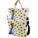 Bird Peafowl Peacock Animal Fold Over Handle Tote Bag View2