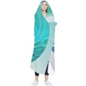 Tsunami Tidal Wave Wave Minimalist Ocean Sea Wearable Blanket View1